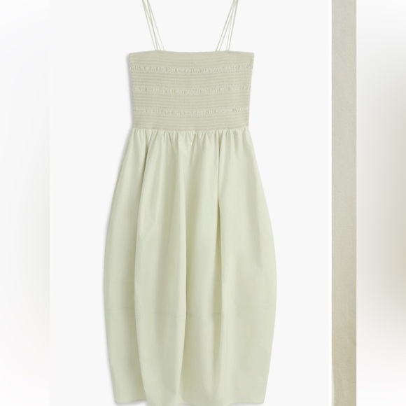 COS Smocked Cotton Midi Dress - Picture 5 of 5